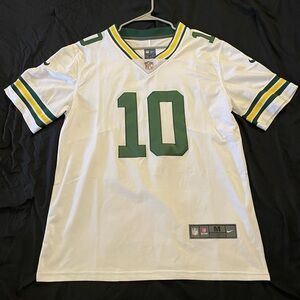 Nike Men's White NFL Green Bay Packers Jordan Love Jersey Size M